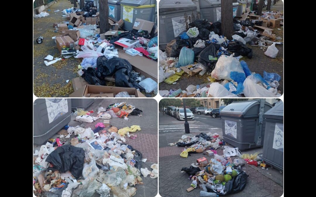 esparcen 1.200 kilos de basura por toda la ciudad