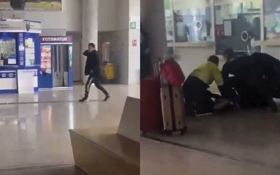 Un magrebí con un cuchillo siembra el pánico en una estación de autobuses de Sevilla