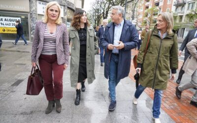 Cuatro ‘barones’ del PP arropan este miércoles a De Andrés con Bildu como protagonista en la recta final de campaña