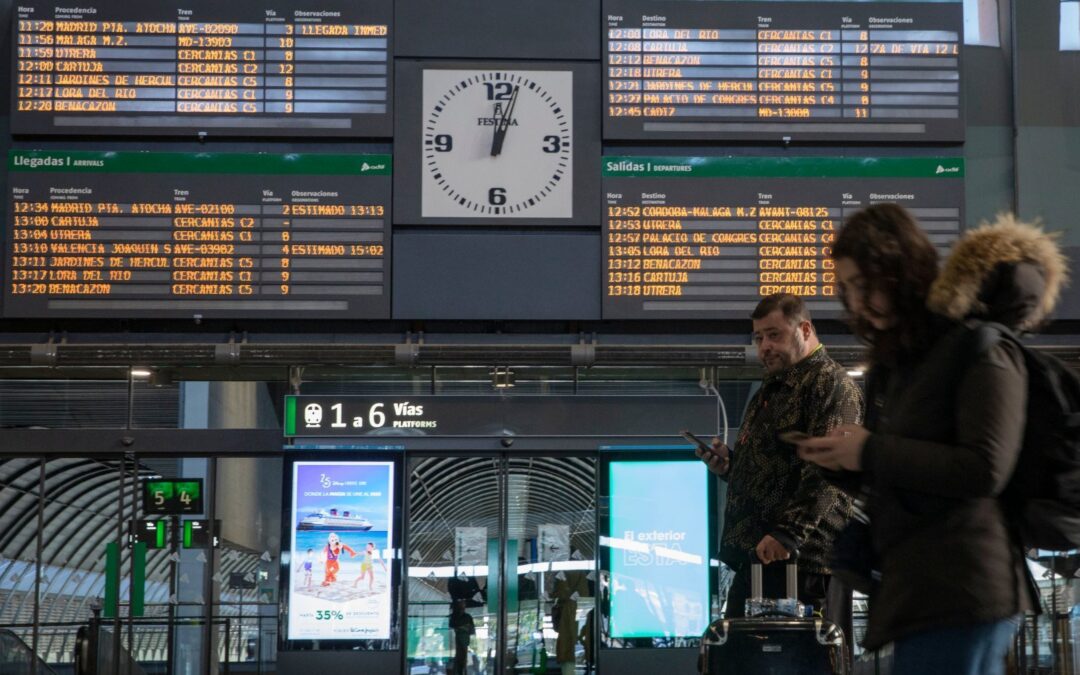 Una avería eléctrica provoca retrasos de hasta tres horas en los trenes AVE Madrid-Sevilla