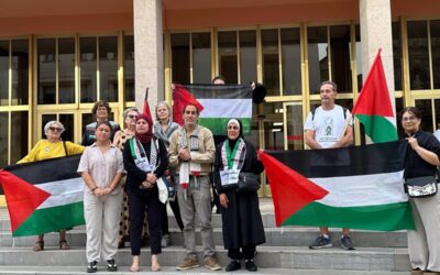 Hacemos critica al gobierno local por “no recibir a mujeres palestinas en el aniversario de la masacre en Gaza”