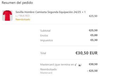 Cientos de sevillistas "estafados" por Castore con las camisetas rebajadas del Black Friday