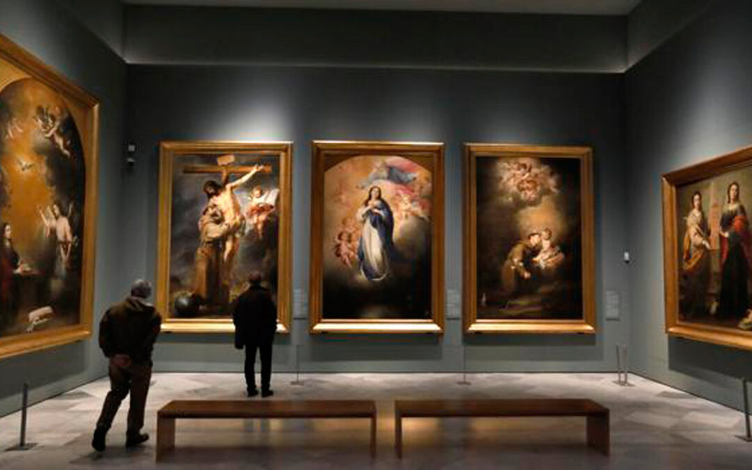 El ‘mapping’ del ‘Revuelo en el museo’ vuelve este fin de semana al Bellas Artes de Sevilla