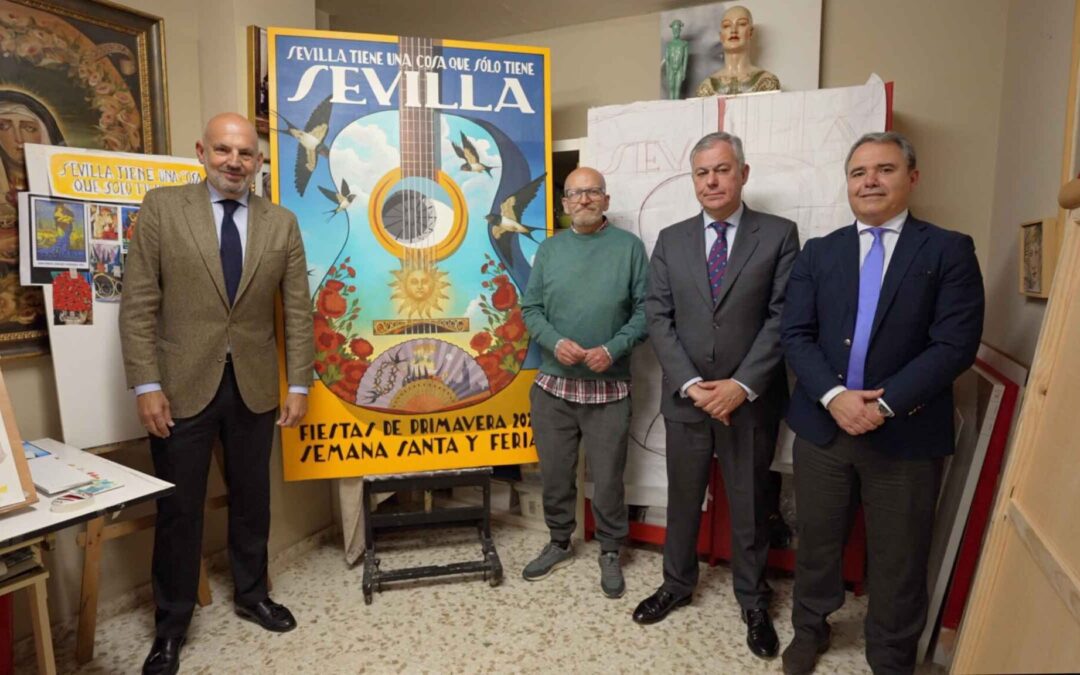 Así es el cartel de las Fiestas de Primavera de Sevilla de 2025