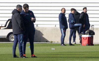 Entrenamiento del Sevilla
