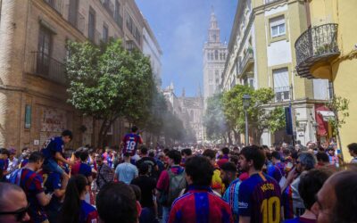 Final de la Copa del Rey en Sevilla en directo: el FC Barcelona pide a sus aficionados abandonar Plaza Nueva