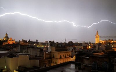 Aviso amarillo por tormentas este viernes en gran parte de la provincia de Sevilla