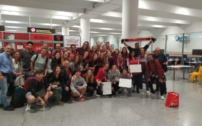 Aclamado recibimiento a las heroínas del DOC GardenStore Baloncesto Sevilla